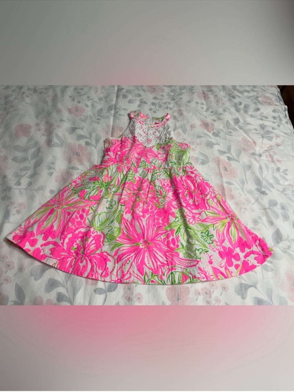 Girls Lilly Pulitzer Floral Dress